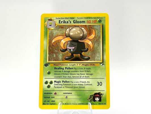 1st Edition - Erika's Gloom - Gym Heroes [45/132] - WOTC - - Sugimori