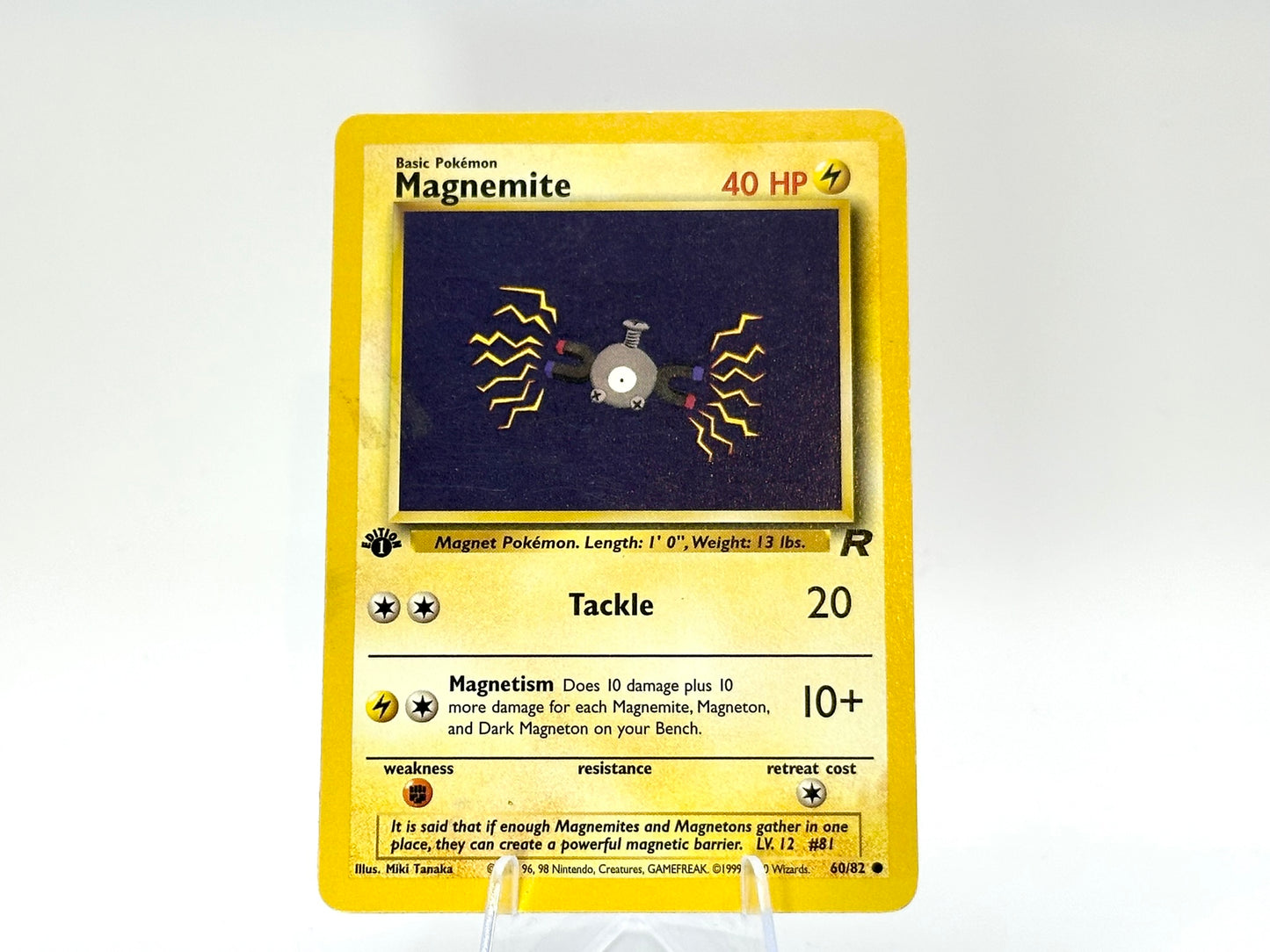 1st Edition - Magnemite - Team Rocket [60/82] - WOTC - - Tanaka