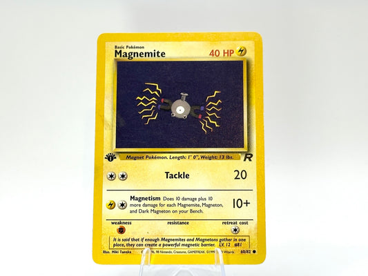 1st Edition - Magnemite - Team Rocket [60/82] - WOTC - - Tanaka