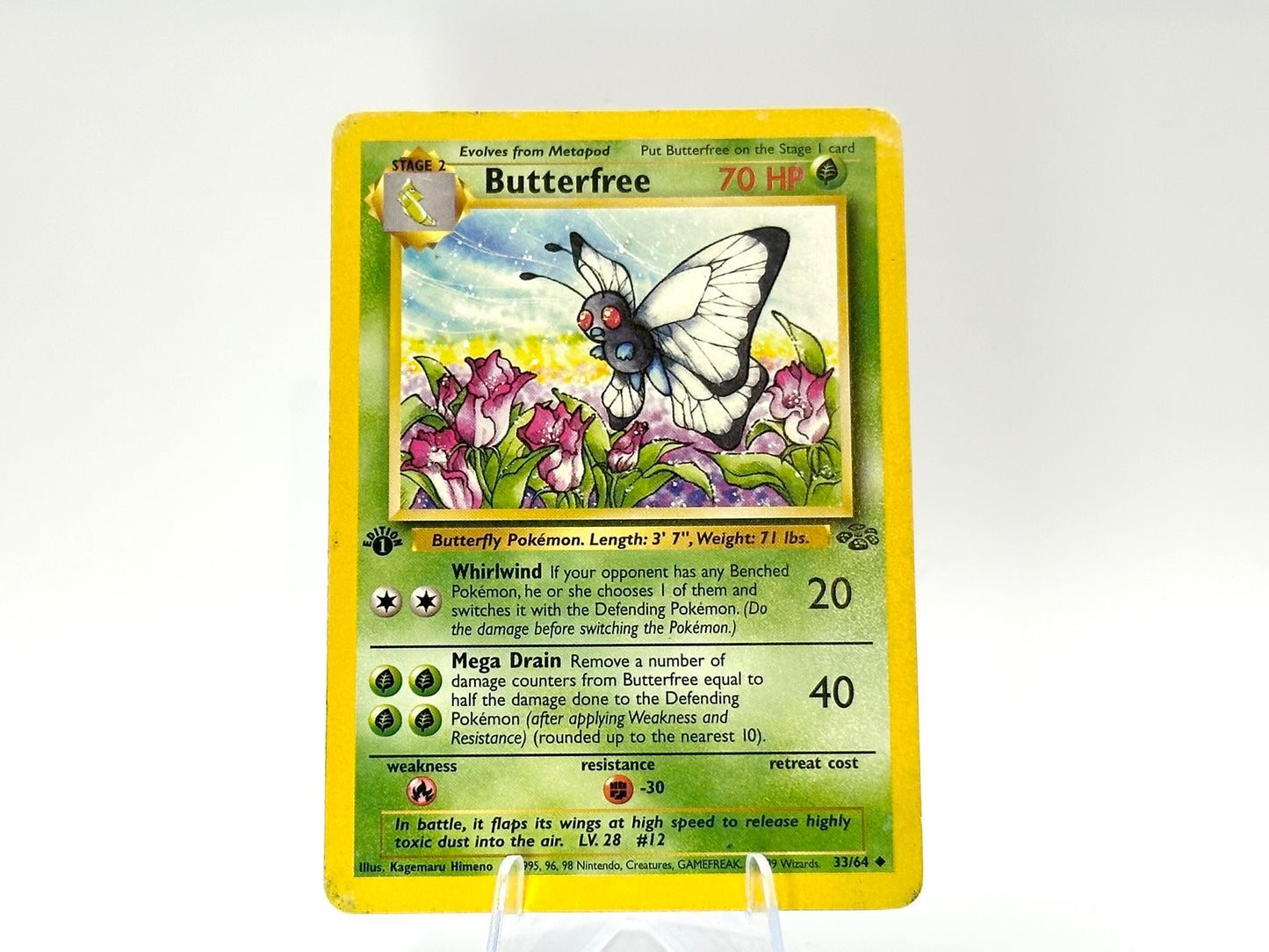1st Edition - Butterfree - Jungle [33/64] - WOTC - - Himeno