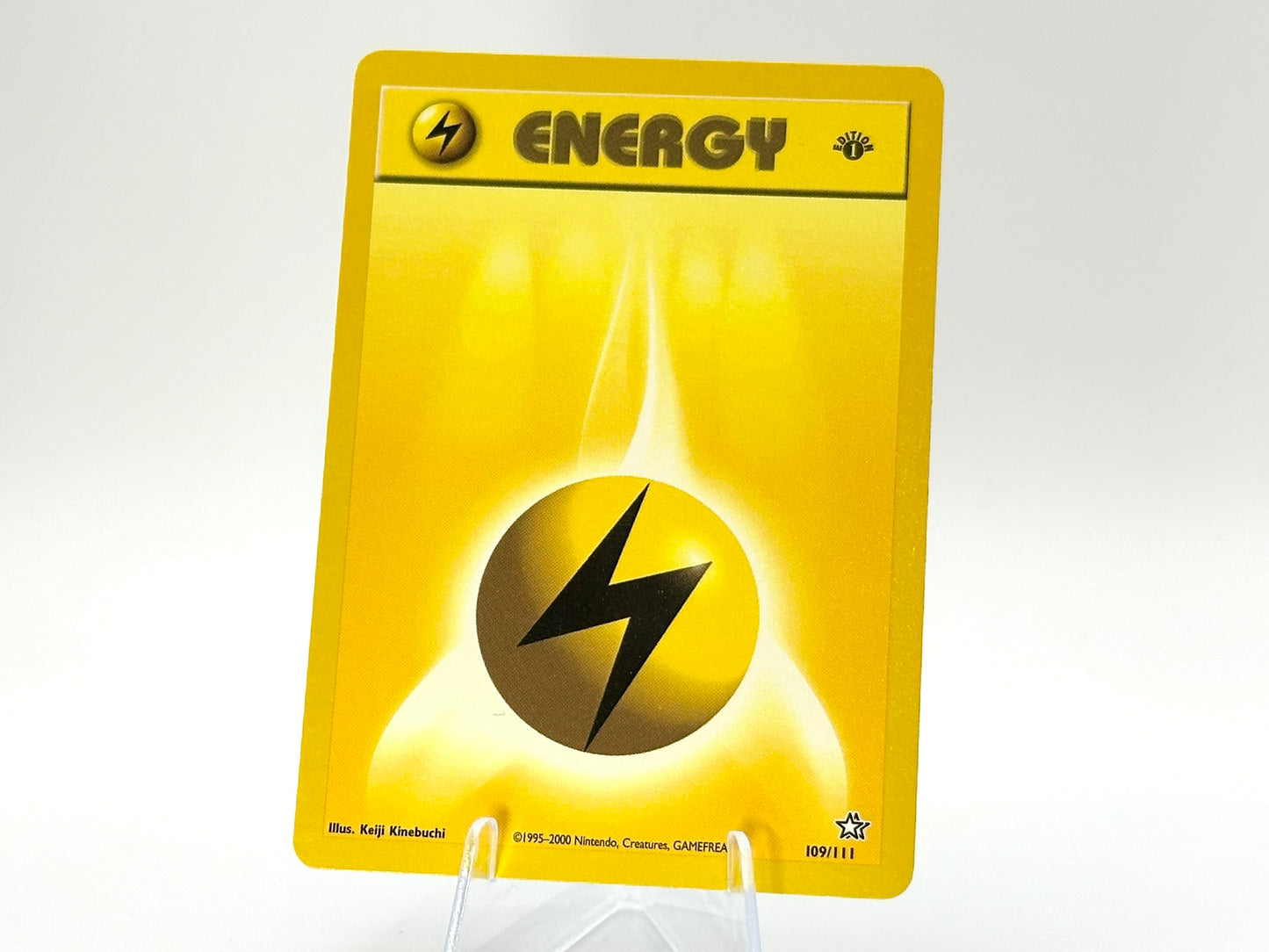 1st Edition - Lightning Energy - Neo Genesis [109/111] - WOTC - - Kinebuchi