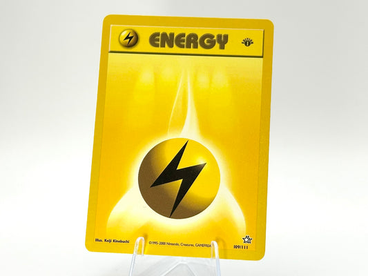 1st Edition - Lightning Energy - Neo Genesis [109/111] - WOTC - - Kinebuchi