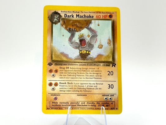 1st Edition - Dark Machoke - Team Rocket [40/82] - WOTC - - Arita
