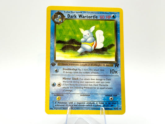 1st Edition - Dark Wartortle - Team Rocket 46/82 - WOTC - - Himeno