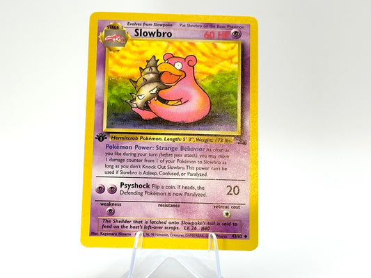 1st Edition - Slowbro - Fossil 43/62 - WOTC - - Himeno