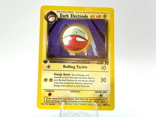 1st Edition - Dark Electrode - Team Rocket 34/82 - WOTC - - Sugimori