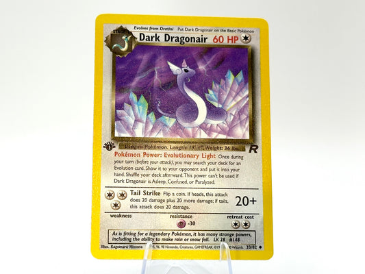 1st Edition - Dark Dragonair - Team Rocket 33/82 - WOTC - - Himeno