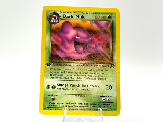 1st Edition - Dark Muk - Team Rocket 41/82 - WOTC - - Himeno