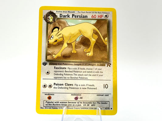 1st Edition - Dark Persian - Team Rocket 42/82 - WOTC - - Yoshida