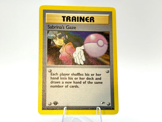 1st Edition - Sabrina's Gaze - Gym Heroes 125/132 - WOTC - - Sugimori