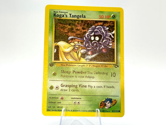 1st Edition - Koga's Tangela - Gym Challenge 81/132 - WOTC - - Nishida