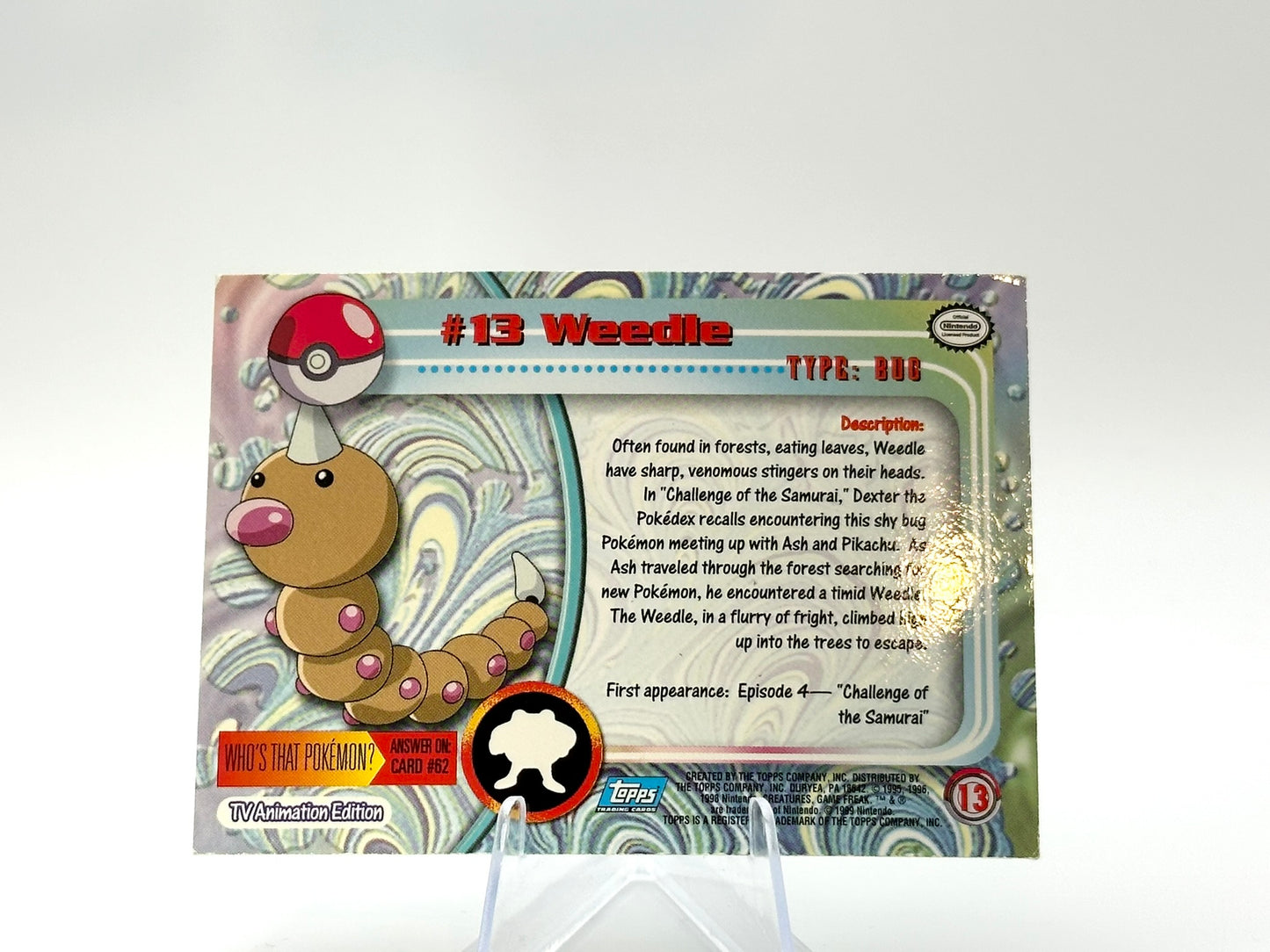 Weedle - [13] - Holochrome Topps - 1999 - Vintage