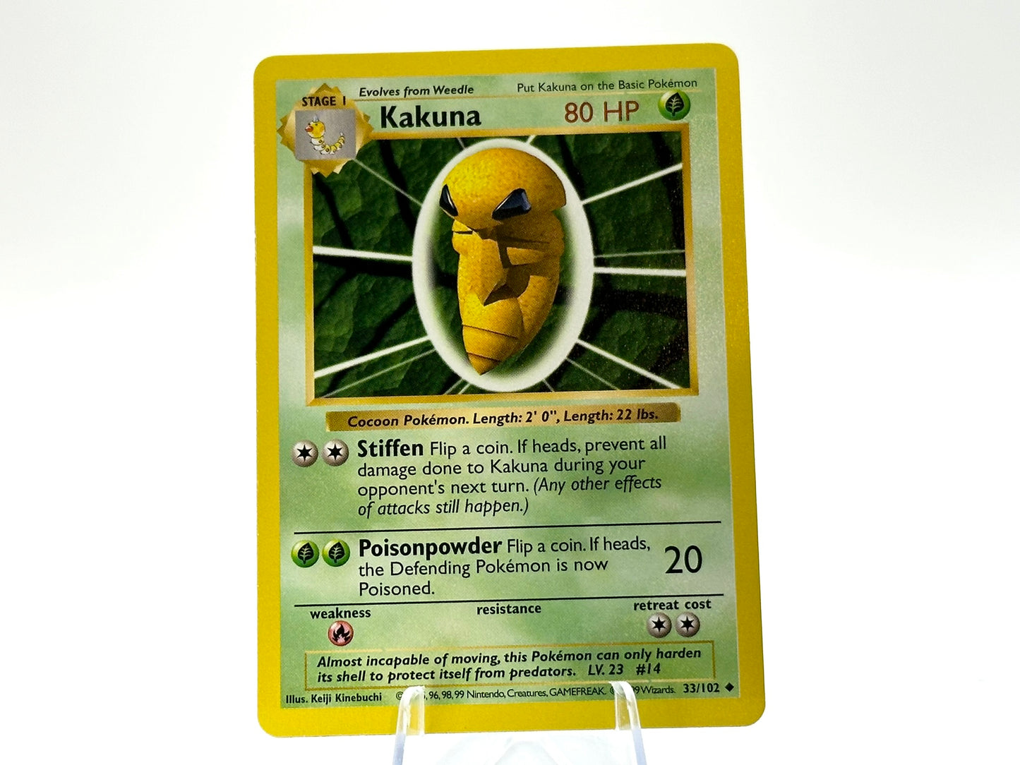 Shadowless Kakuna - Base Set WOTC