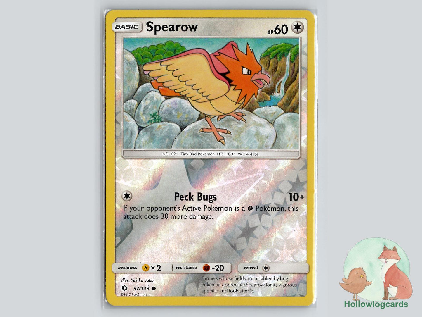 Spearow (97/149) - Base Pokémon Card