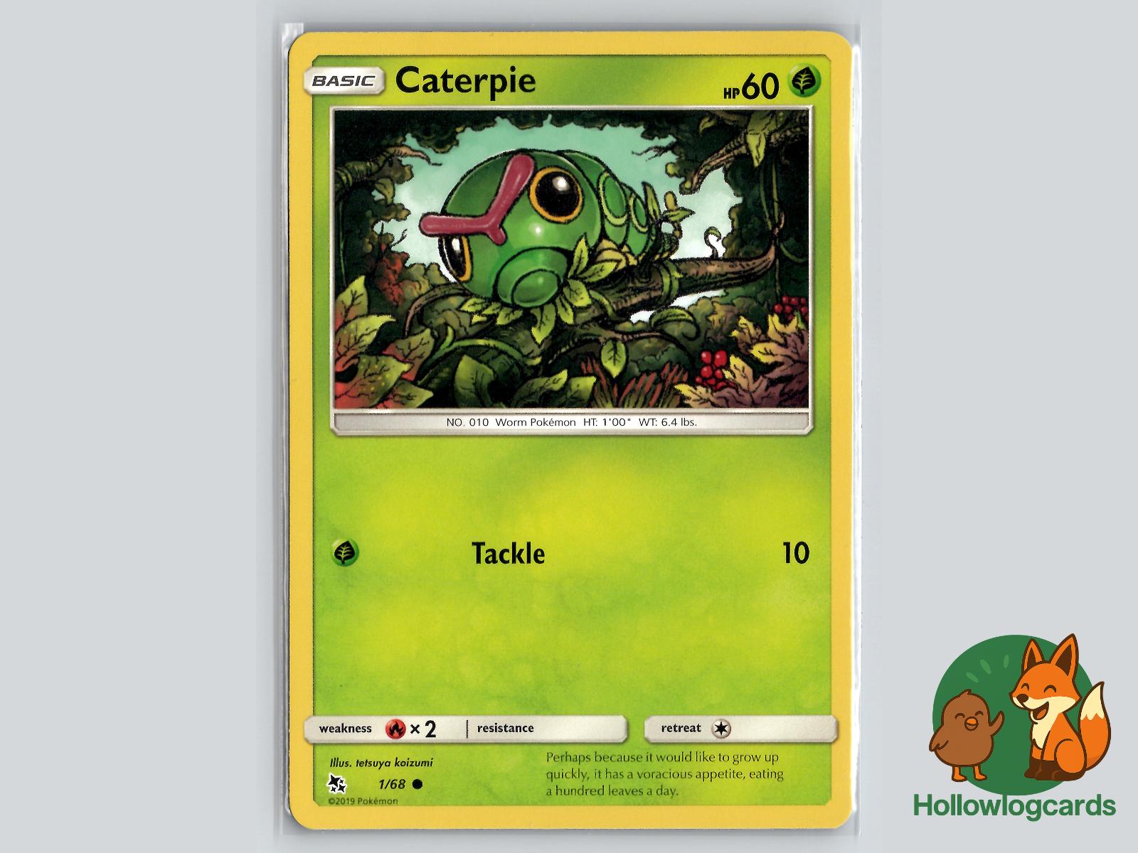 Caterpie (1/68) - Hidden Fates Pokémon Card