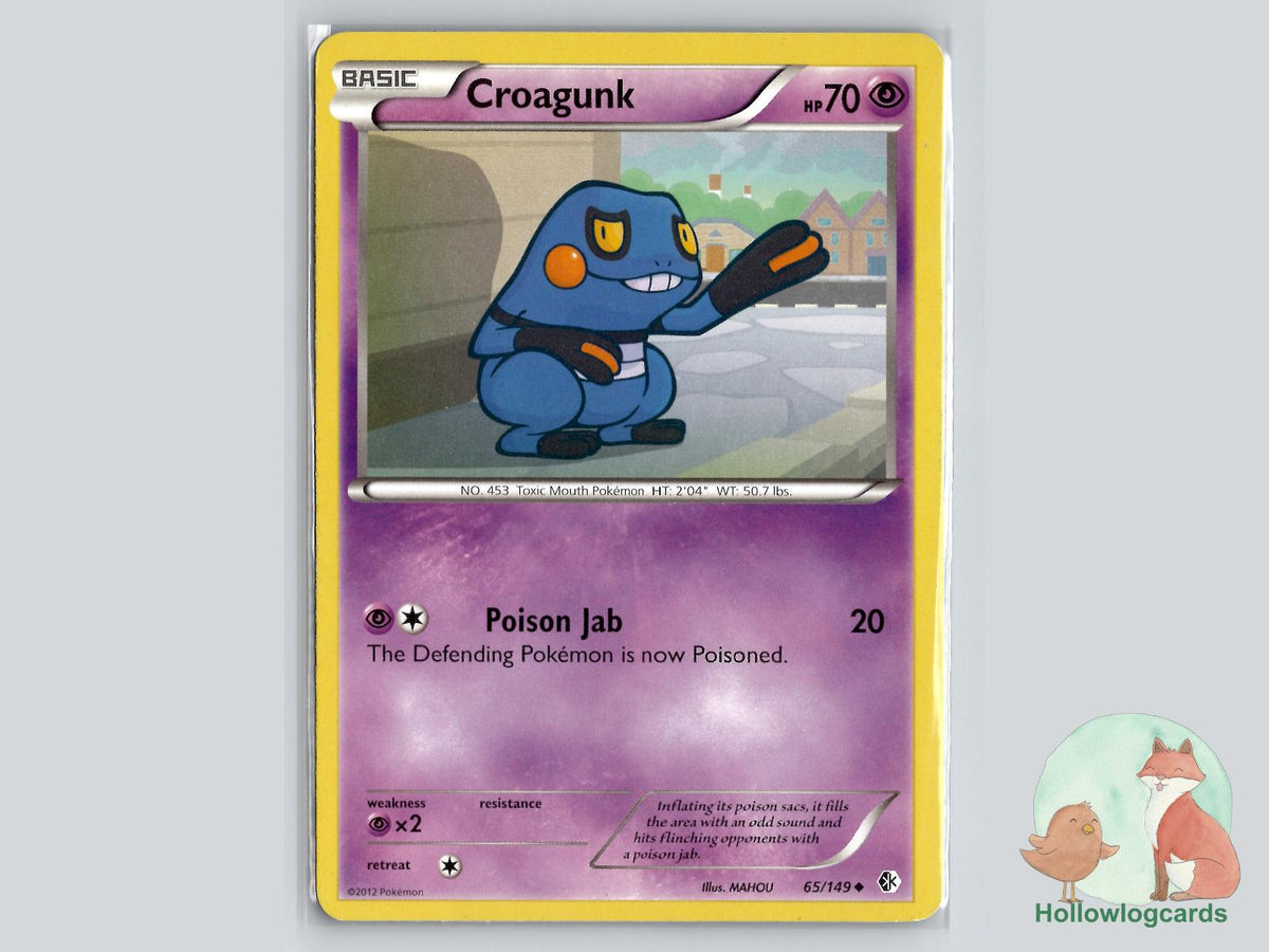 Croagunk (65/149) - Boundaries Crossed Pokémon Card
