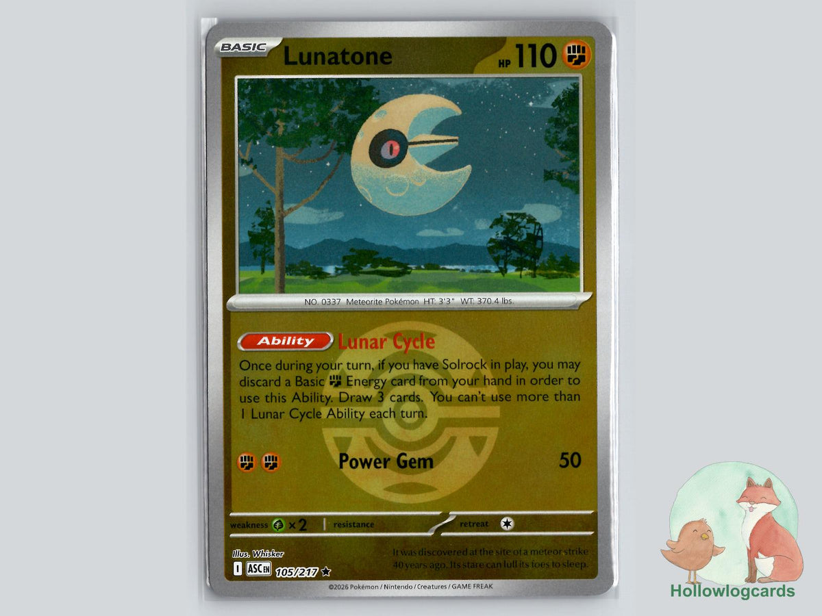 Lunatone (105/217) Pokémon Card