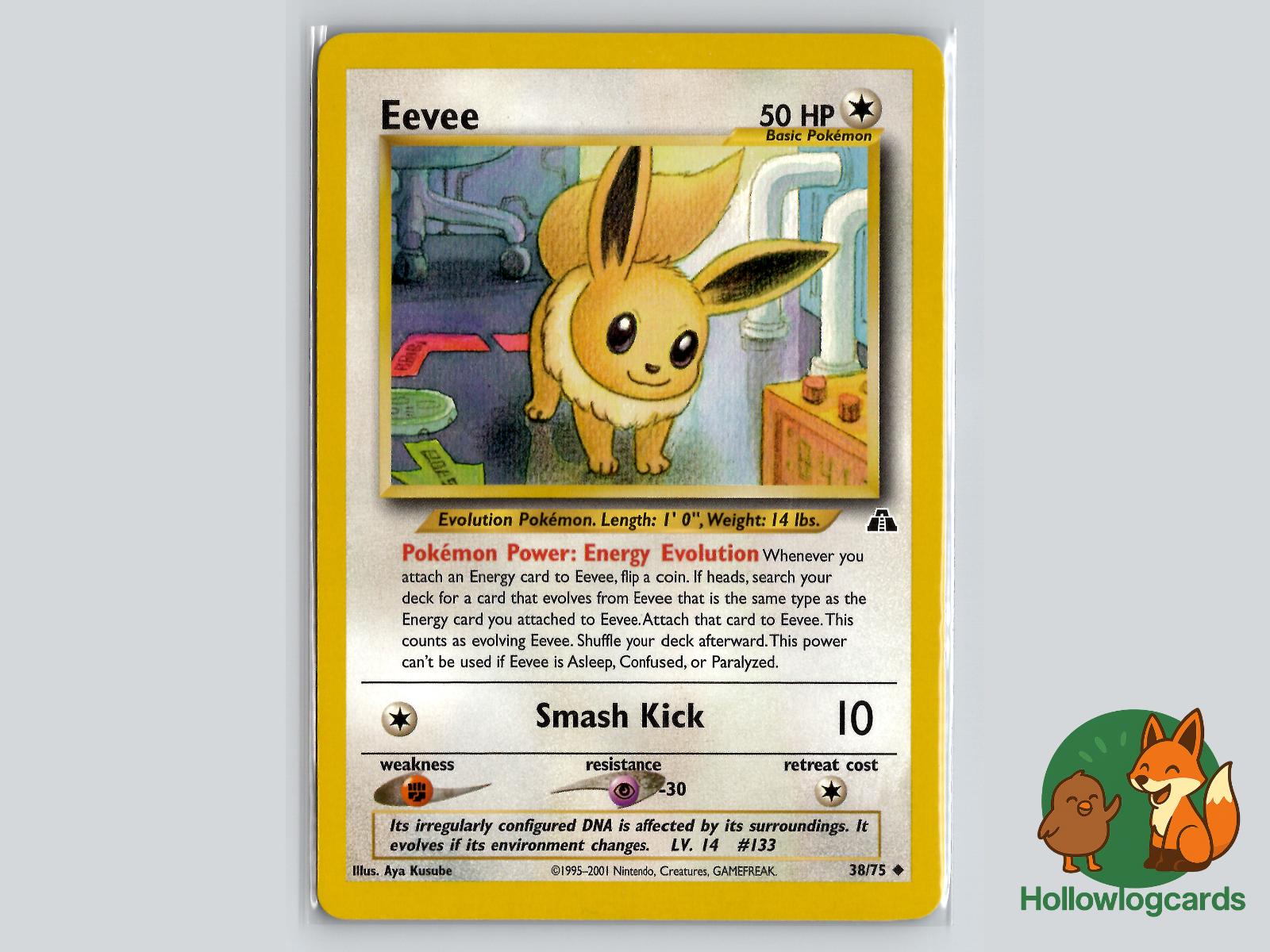Eevee (38/75) - Neo Discovery Pokémon Card