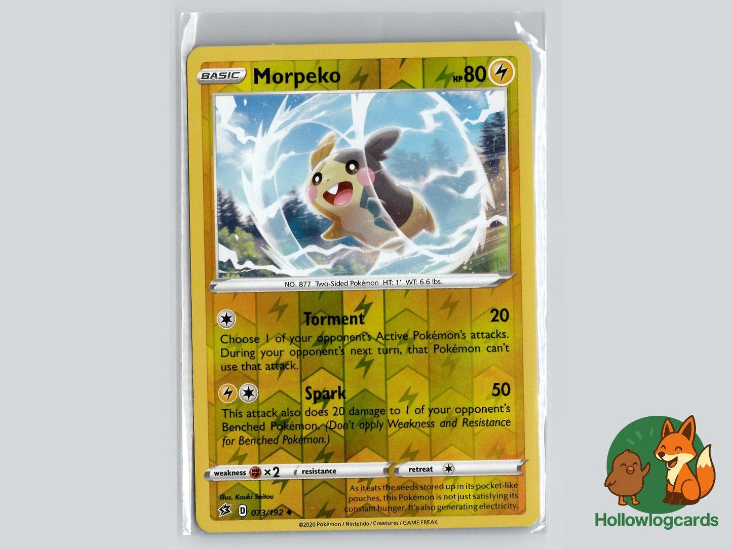 Morpeko (073/192) - Rebel Clash Pokémon Card