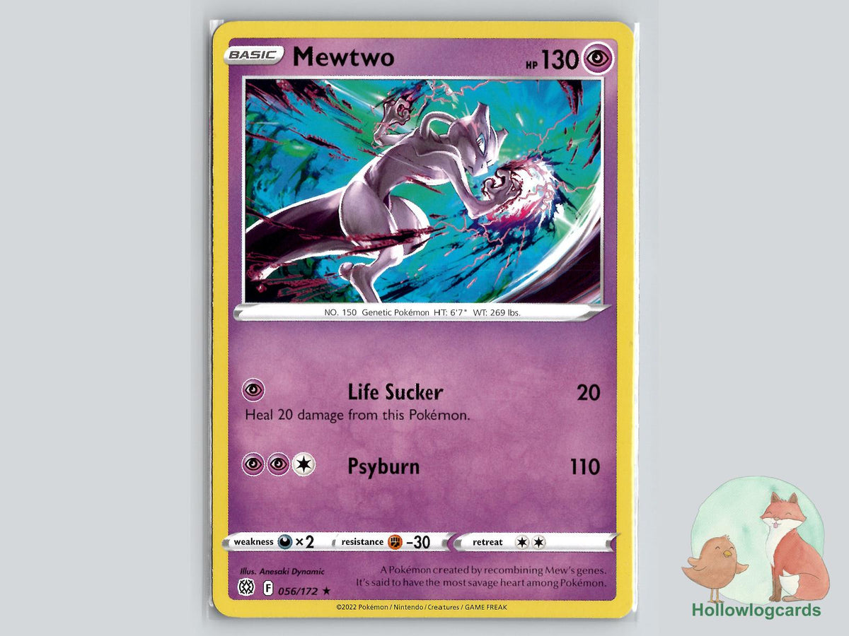 Mewtwo (056/172) - Brilliant Stars Pokémon Card