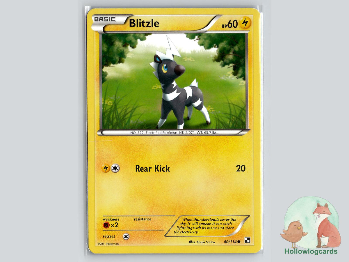 Blitzle (40/114) - Black & White Pokémon Card