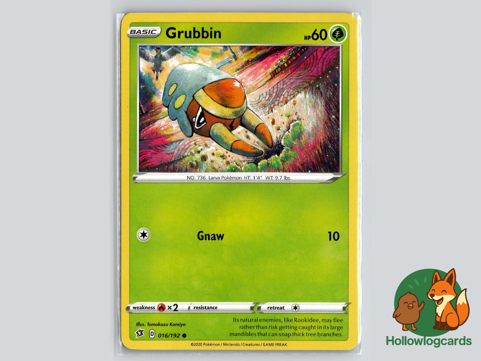 Grubbin (016/192) - Rebel Clash Pokémon Card