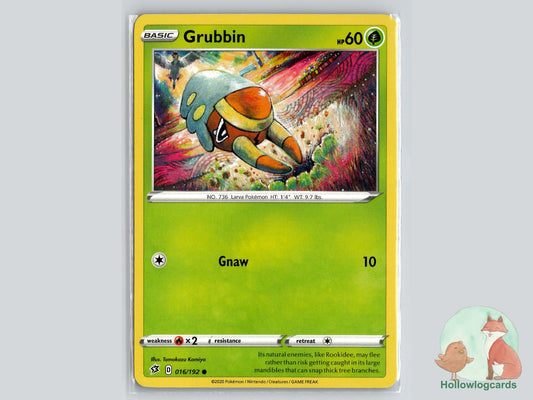 Grubbin (016/192) - Rebel Clash Pokémon Card