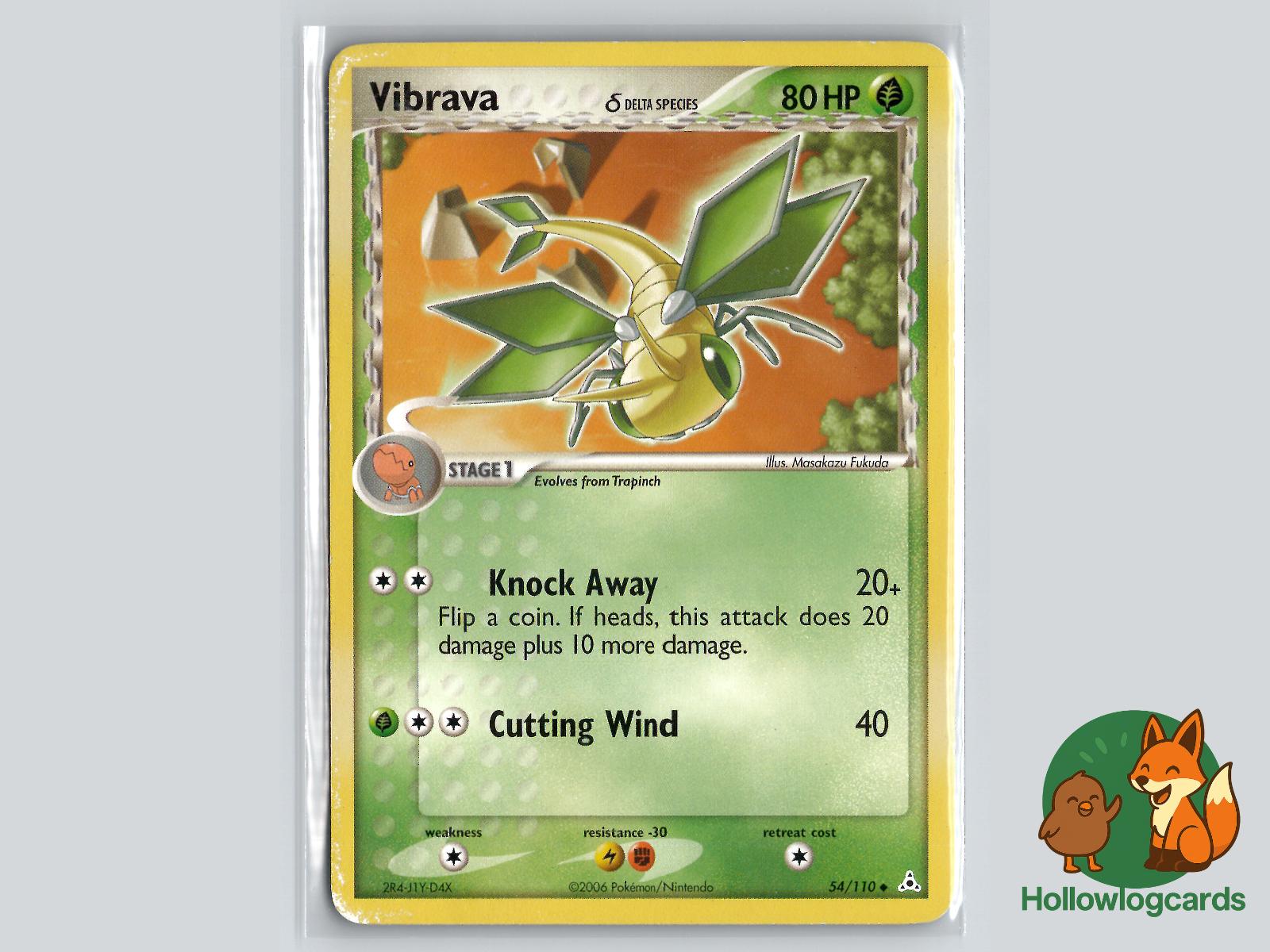 Vibrava (54/110) - Holon Phantoms Pokémon Card