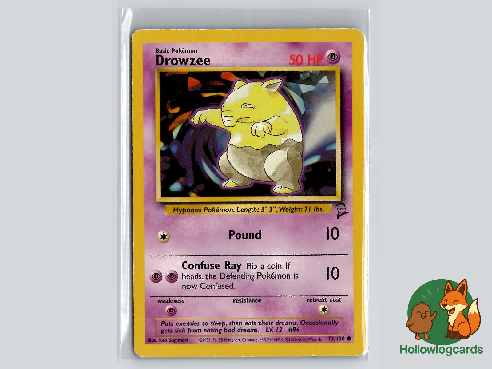 Drowzee (73/130) - Base Set 2 Pokémon Card
