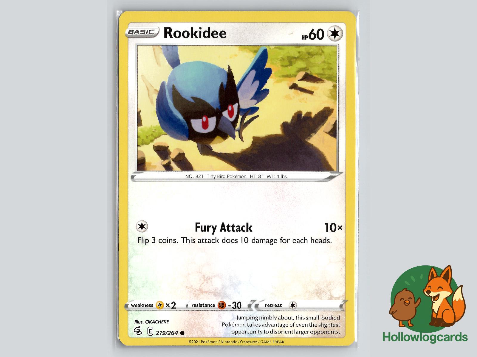 Rookidee (219/264) - Fusion Strike Pokémon Card