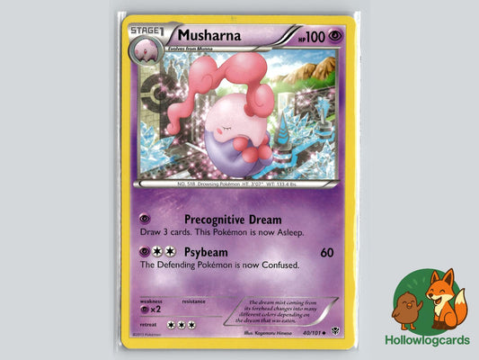 Musharna (40/101) - Plasma Blast Pokémon Card