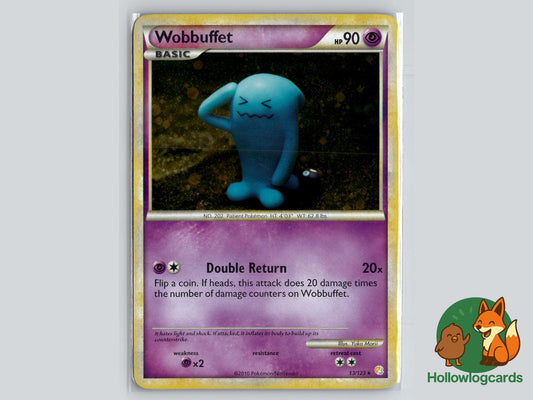 Wobbuffet (13/123) - HeartGold & SoulSilver Pokémon Card