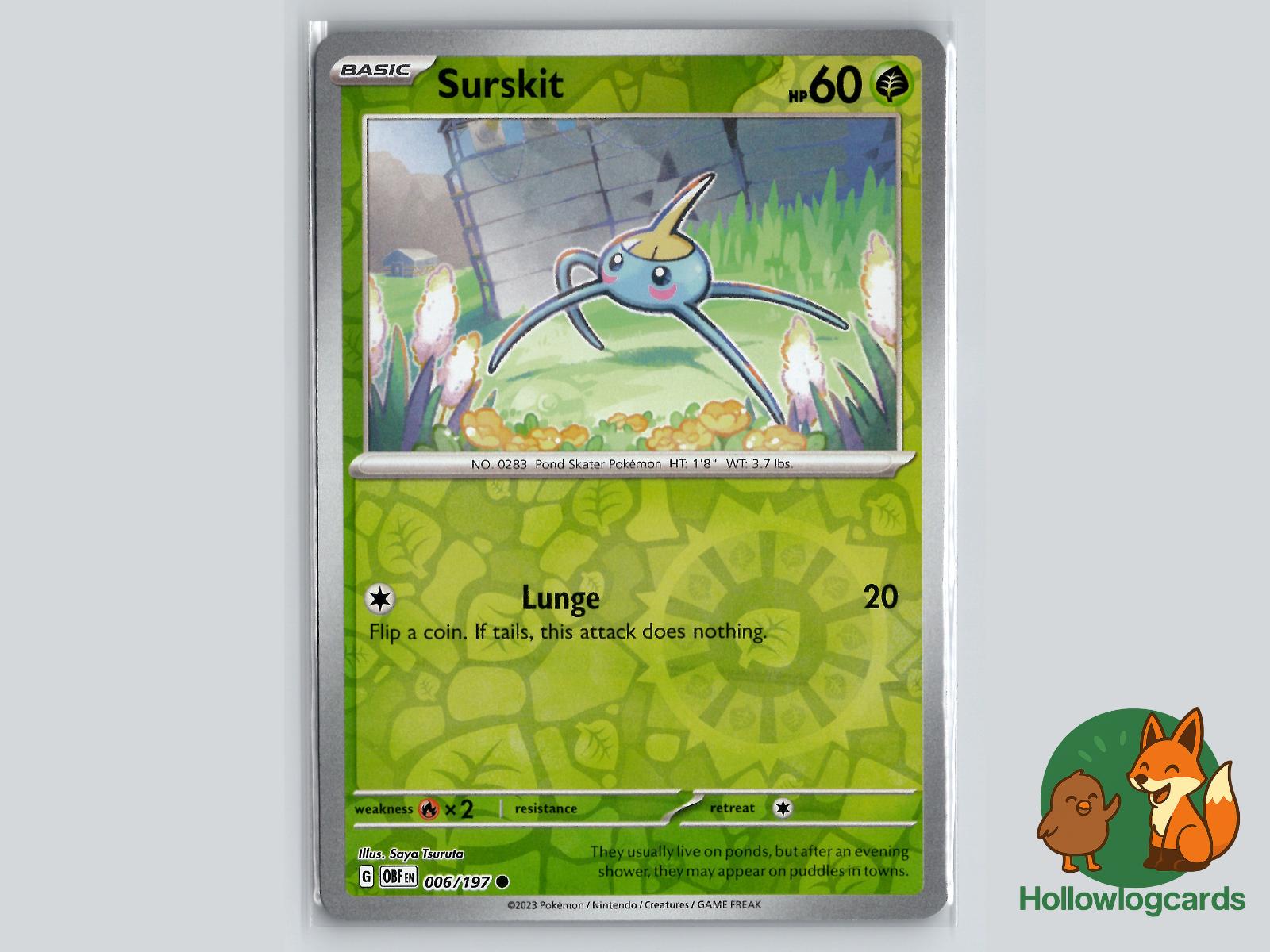 Surskit (006/197) - Obsidian Flames Pokémon Card