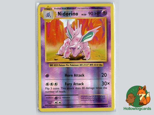 Nidorino (44/108) - Evolutions Pokémon Card