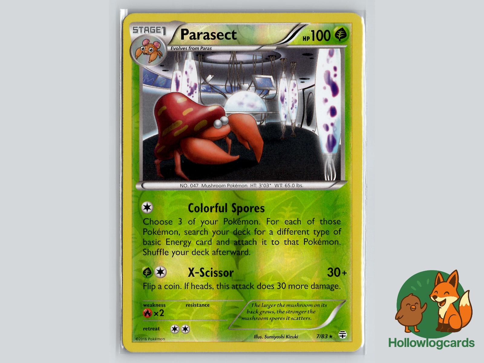 Parasect (7/83) - Generations Pokémon Card