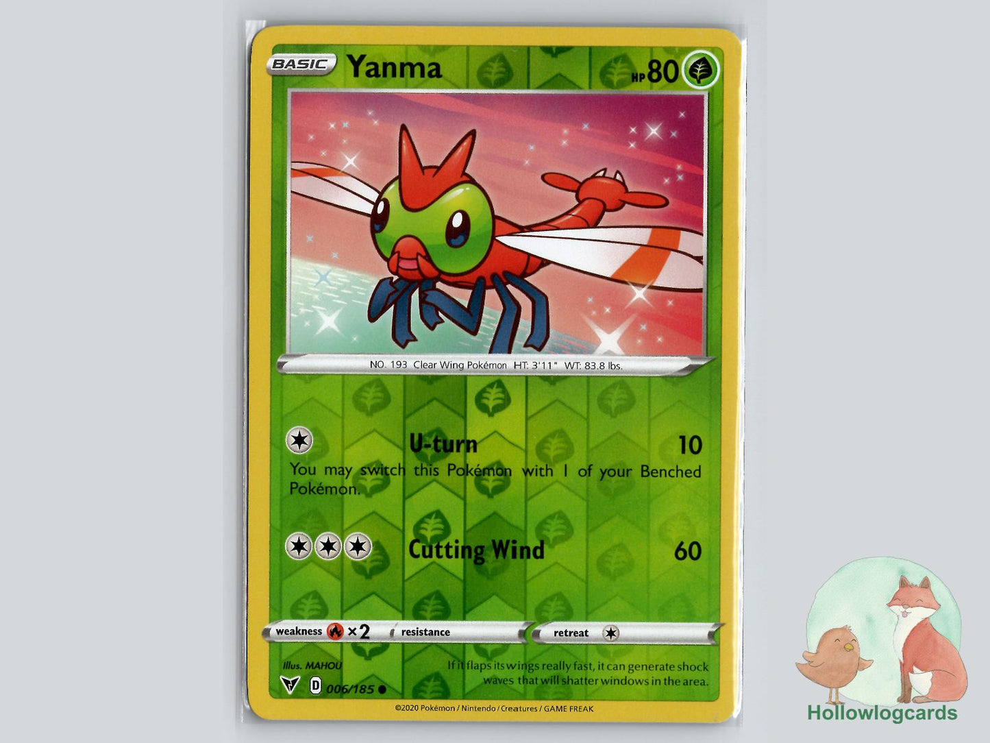 Yanma (006/185) - Vivid Voltage Pokémon Card