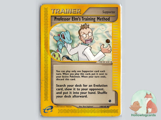 Professor Elm's Training Method (148/165) - Expedition Base Set Pokémon Card