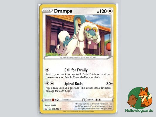 Drampa (119/163) - Battle Styles Pokémon Card