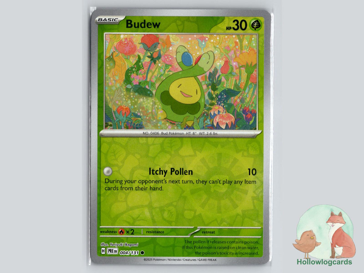 Budew (004/131) - Prismatic Evolutions Pokémon Card