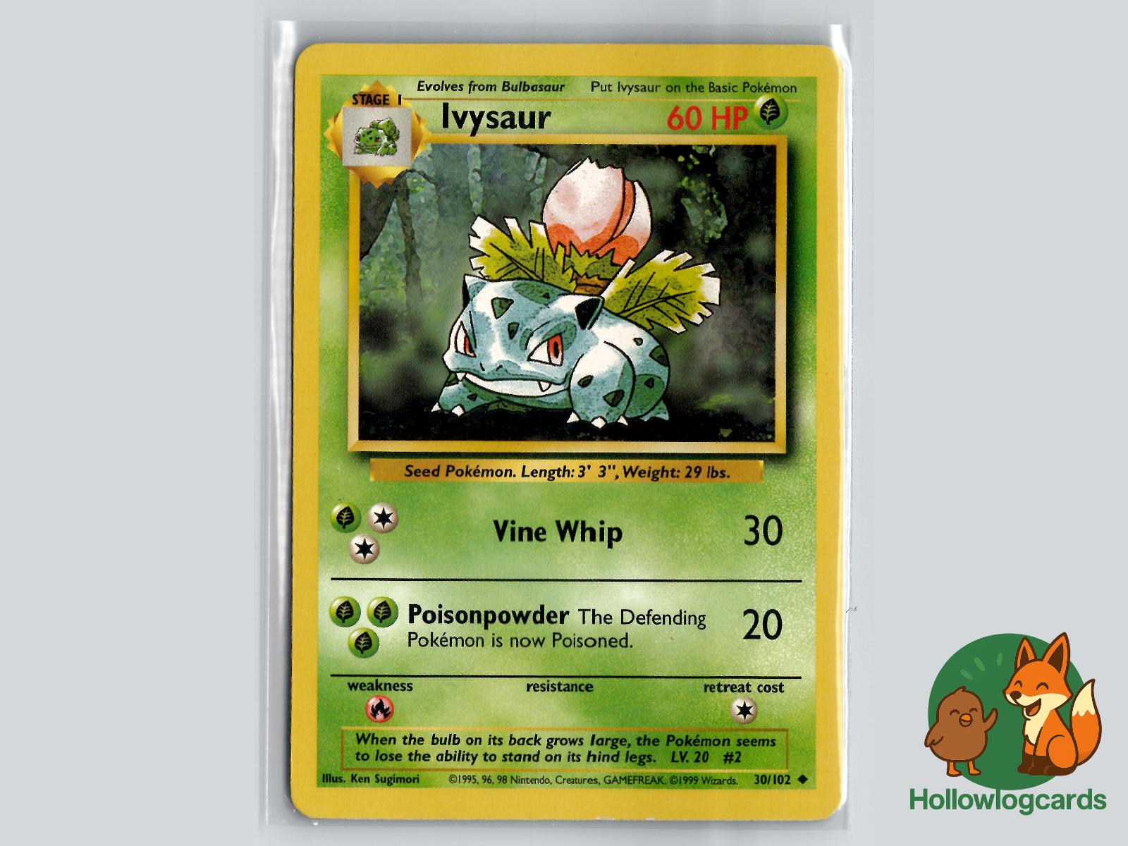 Ivysaur (30/102) - Base Pokémon Card