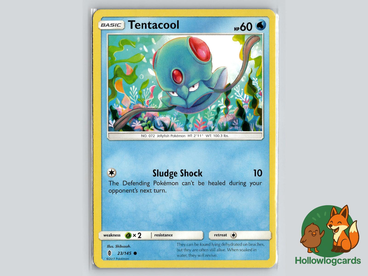Tentacool (23/145) - Guardians Rising Pokémon Card