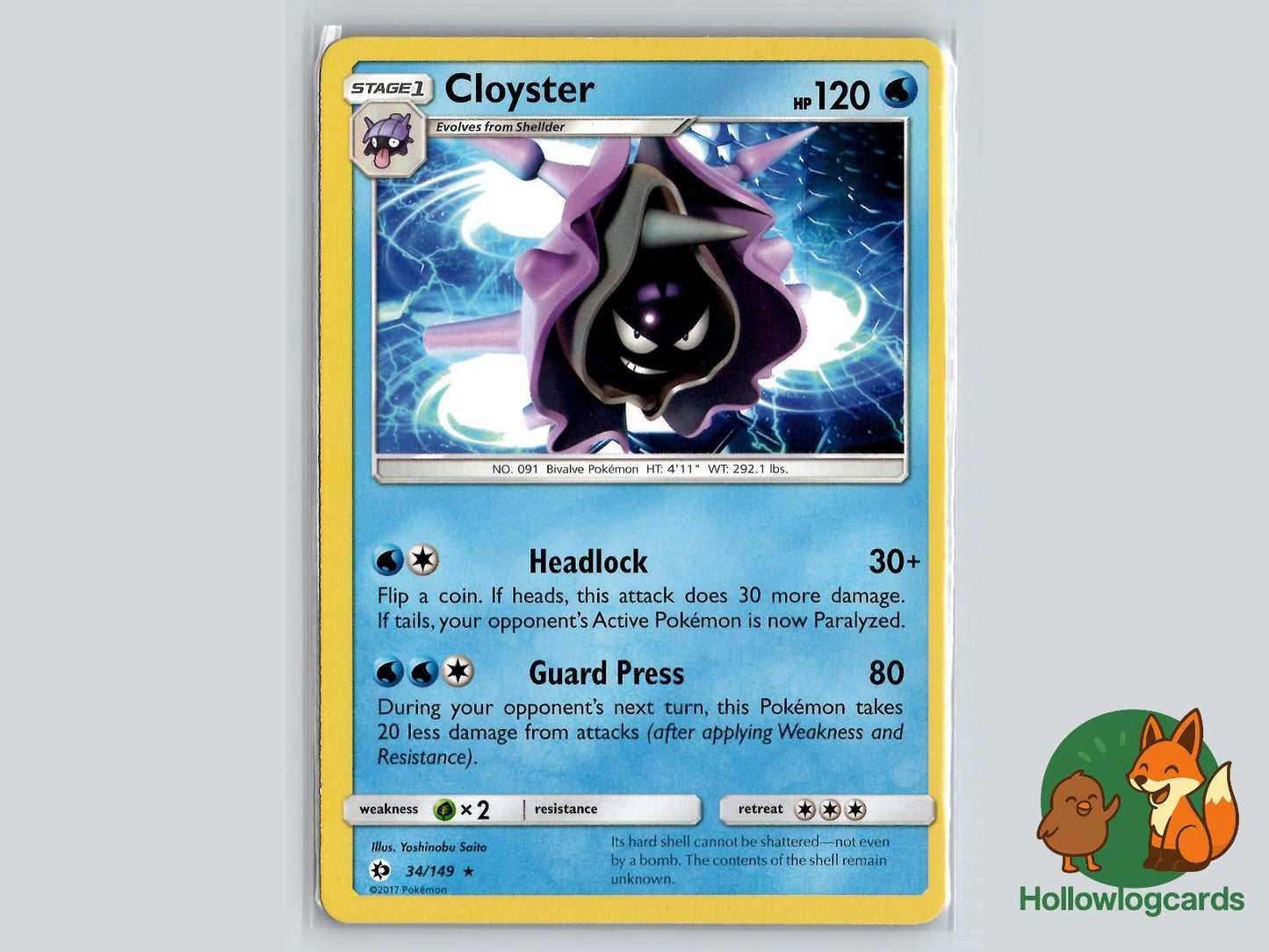 Cloyster (34/149) - Base Pokémon Card