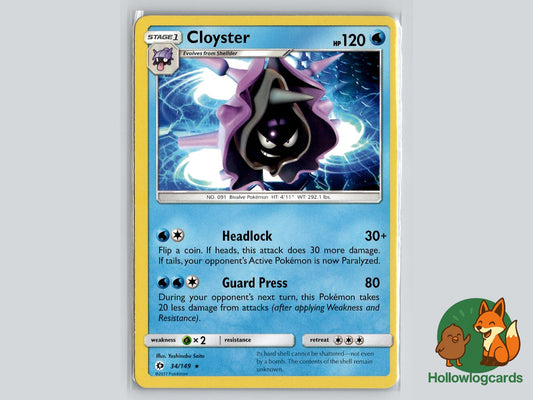 Cloyster (34/149) - Base Pokémon Card