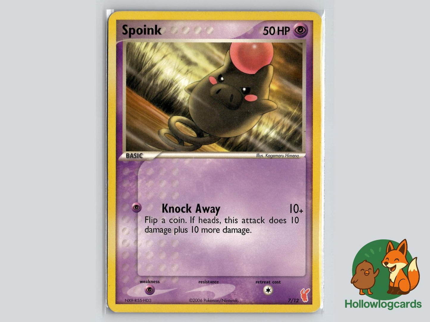 Spoink (7/12) - EX Trainer Kit 2 Plusle Pokémon Card