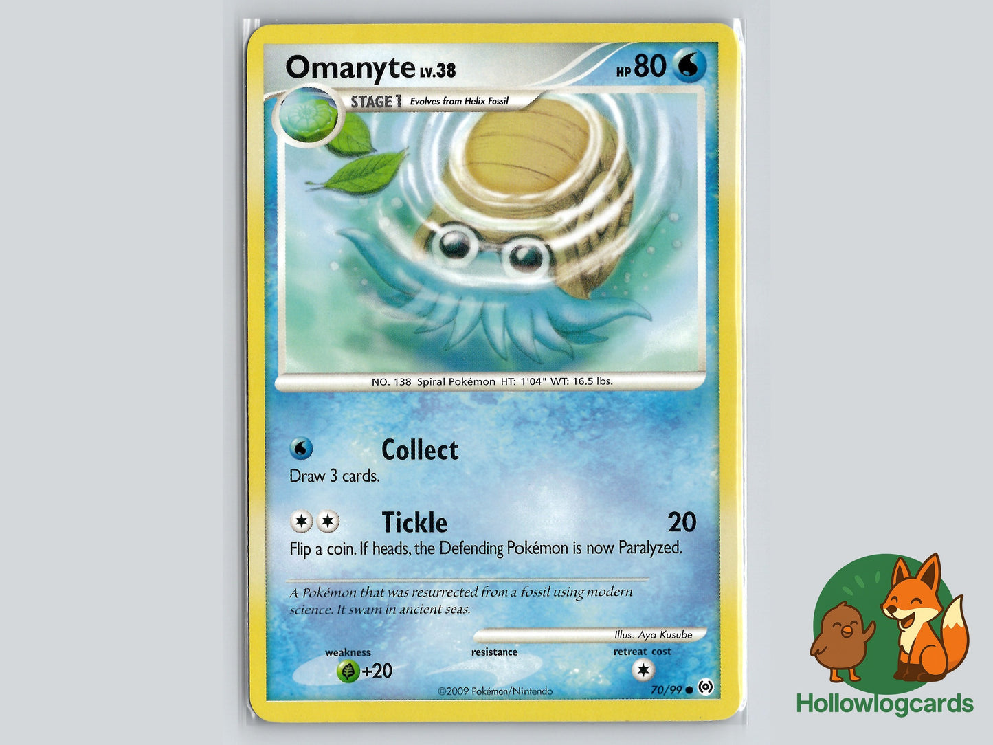 Image of Omanyte Arceus (AR) #70