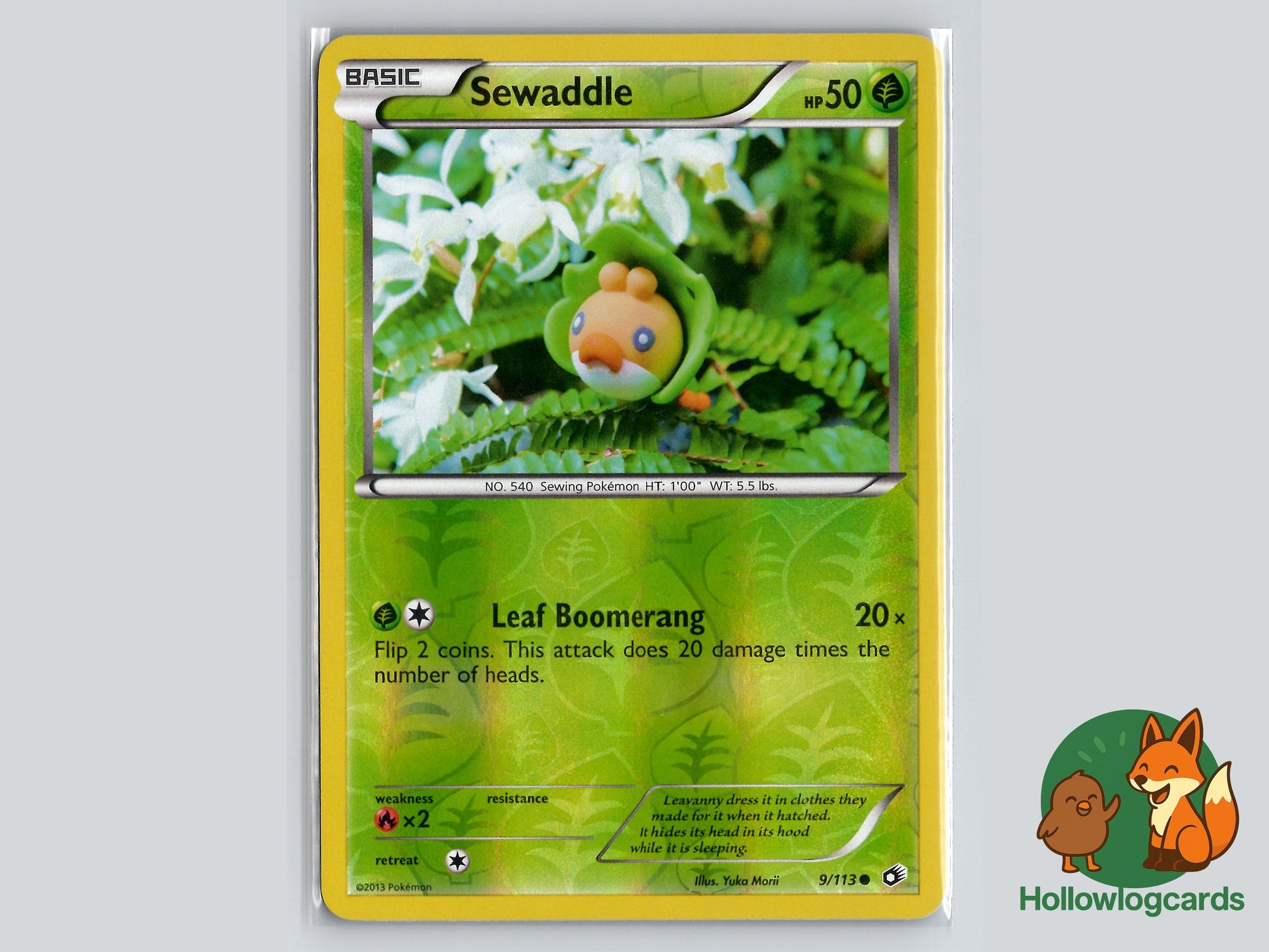 Image of Sewaddle Legendary Treasures (LTR) #9