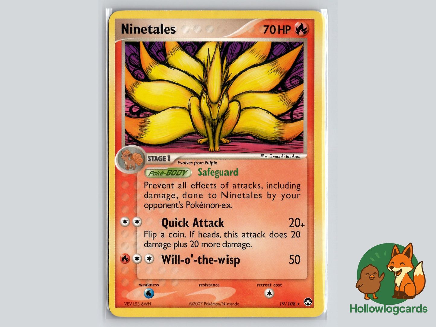 Image of Ninetales Power Keepers (PK) #19