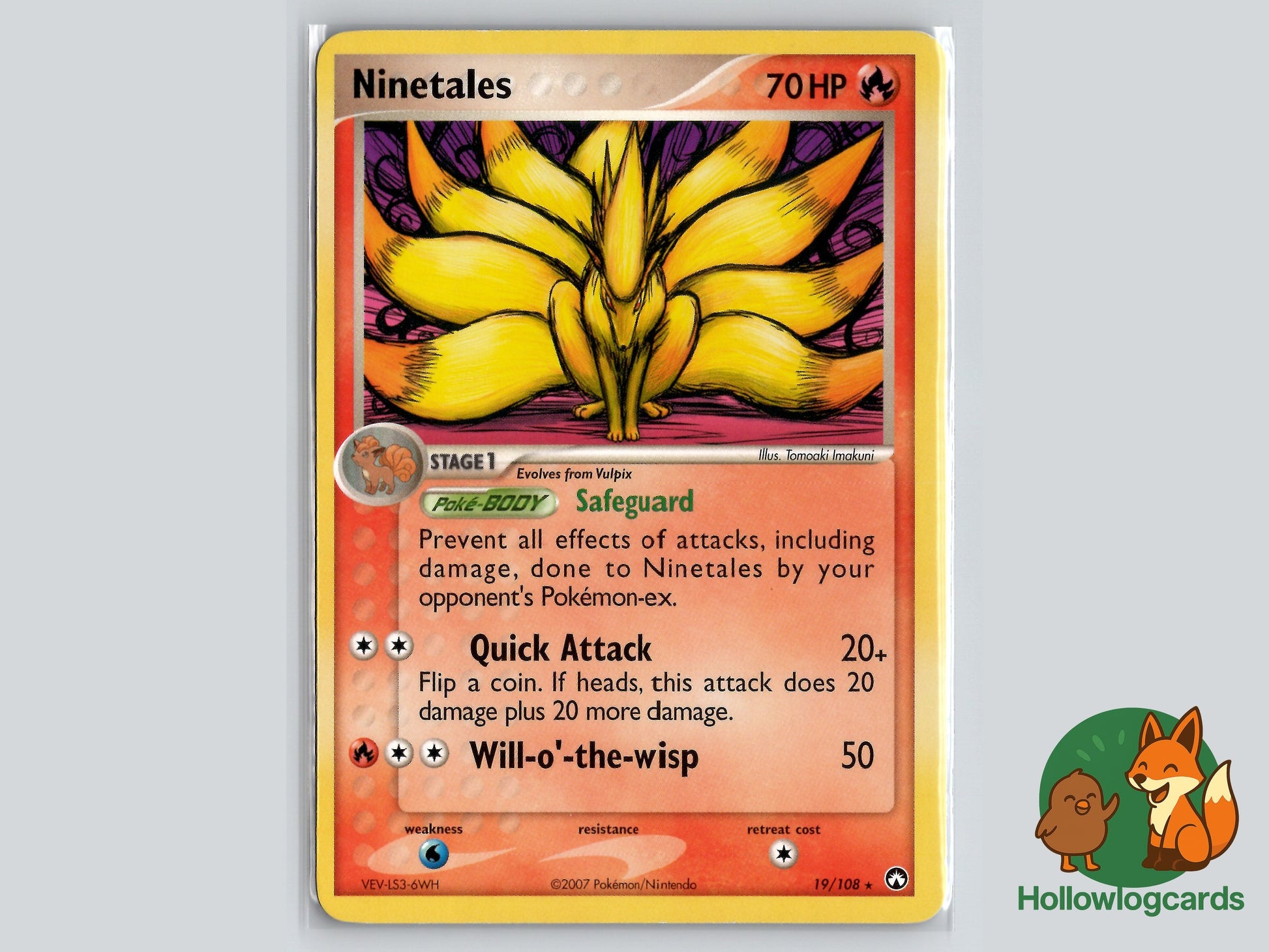 Image of Ninetales Power Keepers (PK) #19