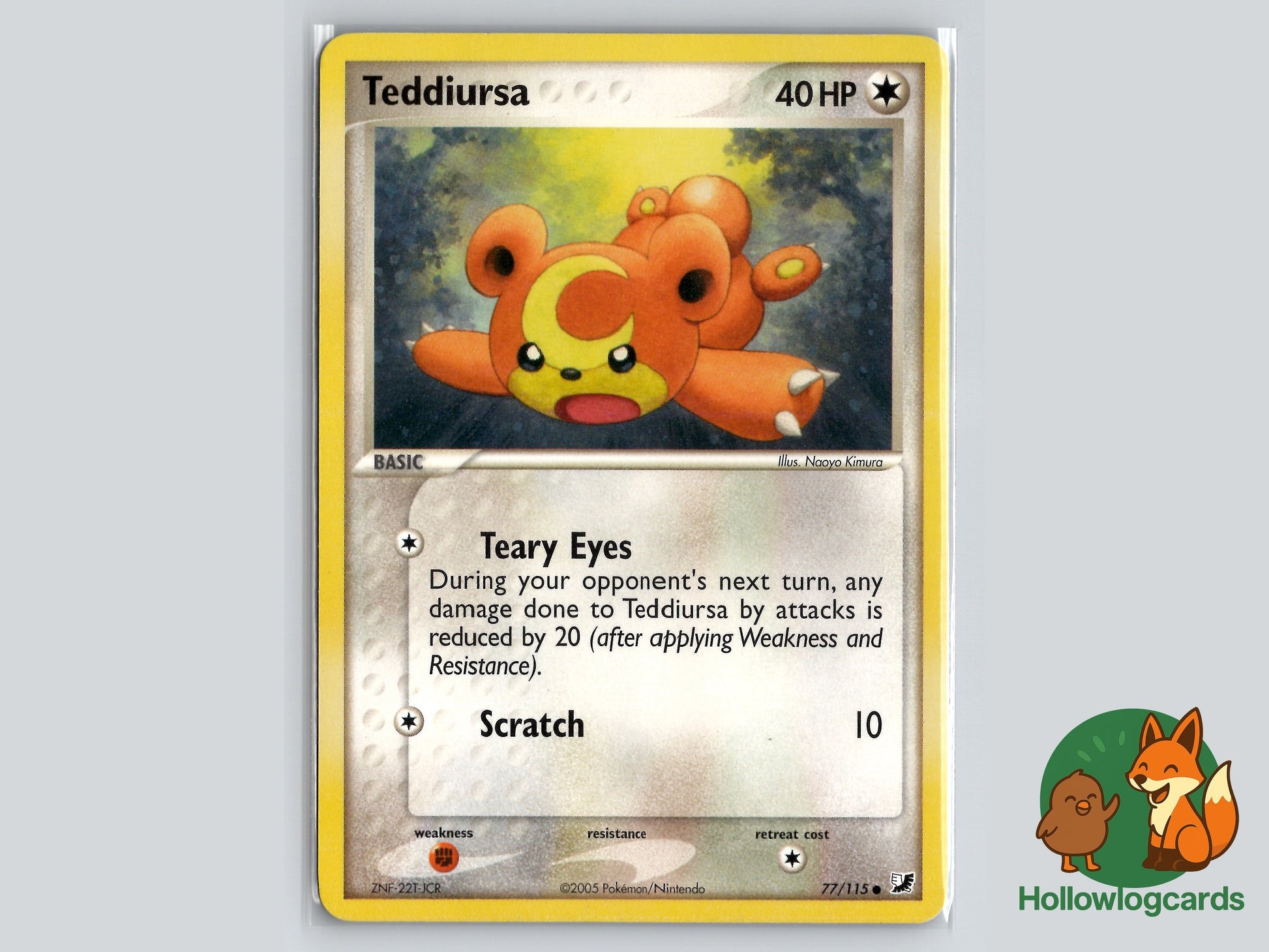 Image of Teddiursa Unseen Forces (UF) #77