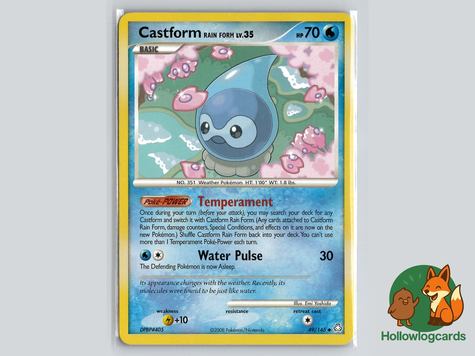Image of Castform Rain Form Legends Awakened (LA) #49